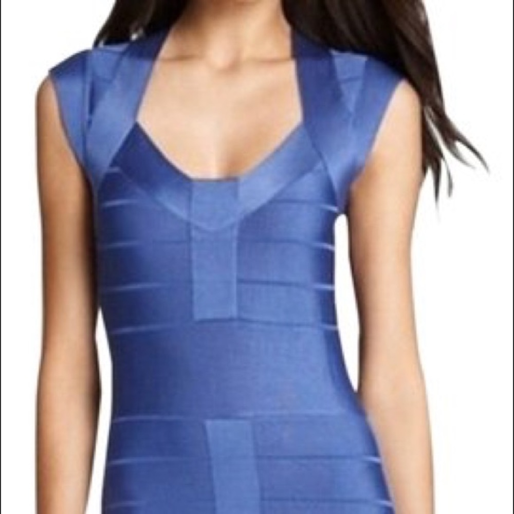 French Connection Periwinkle Bandage Dress